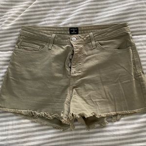 High rise shorts